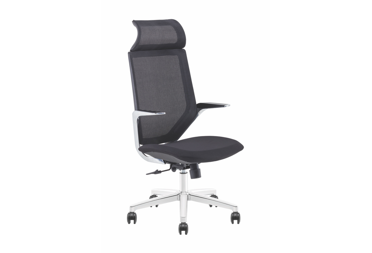 Rapid Fileli Ergonomik Yönetici Koltuğu | Alüminyum Detaylı Modern Ofis Koltuğu