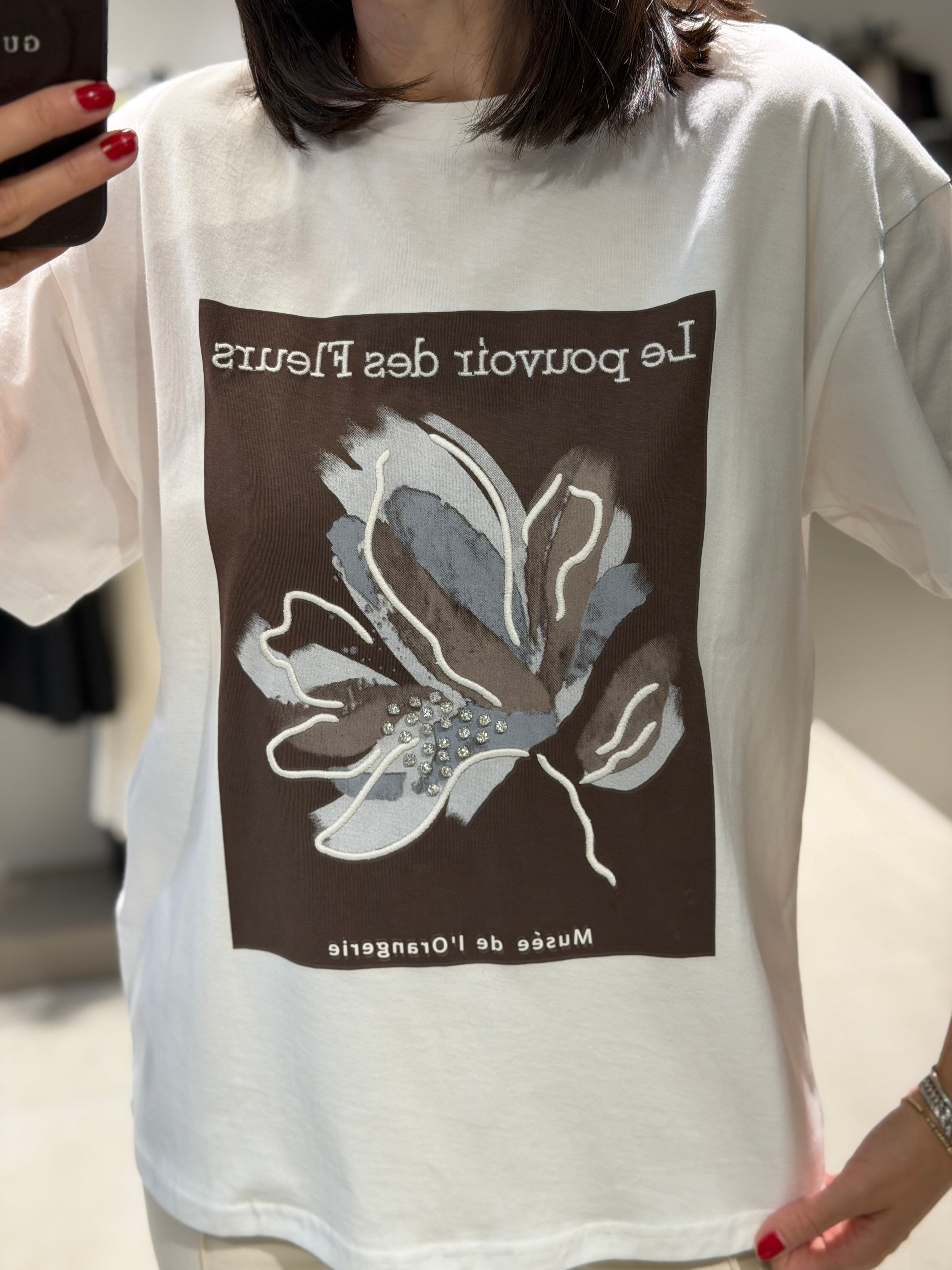 Baskılı Tshırt KAHVE