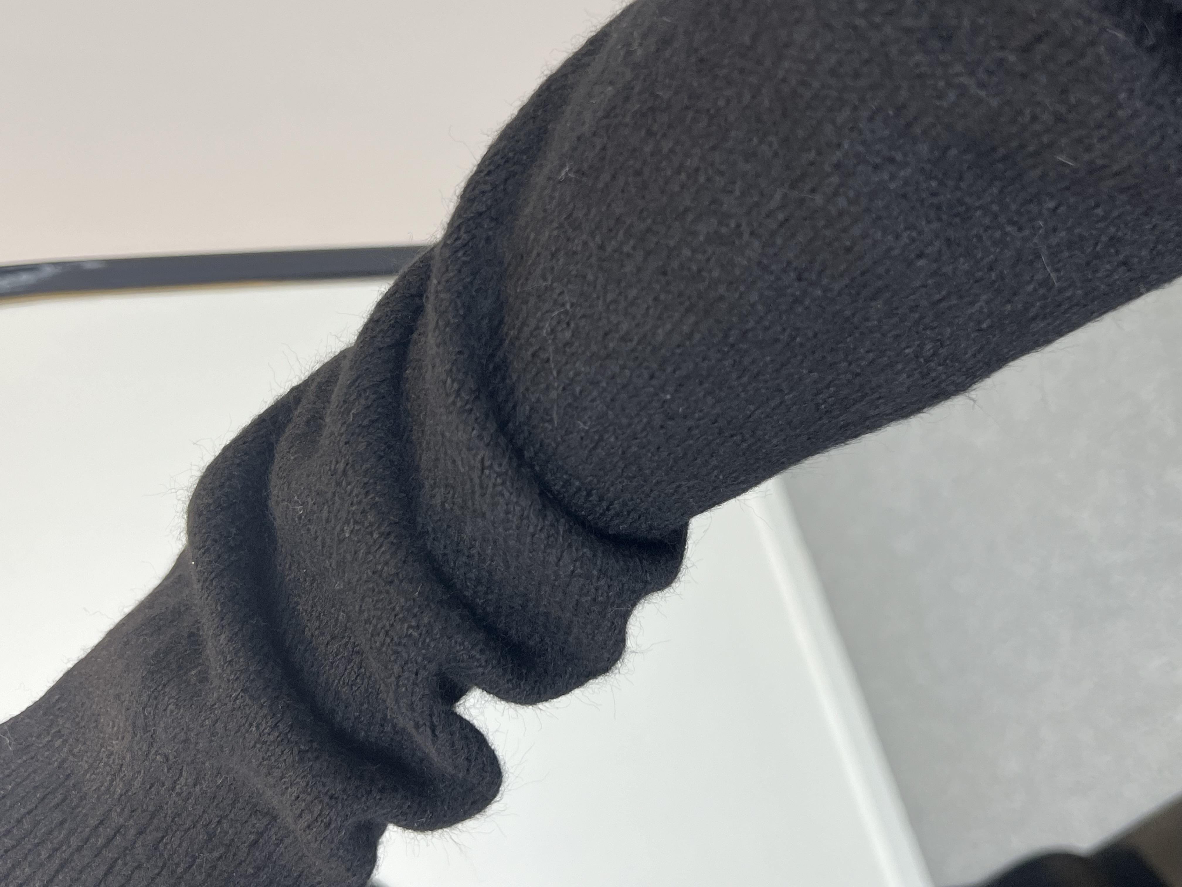 Bisiklet Yaka Siyah Kazak