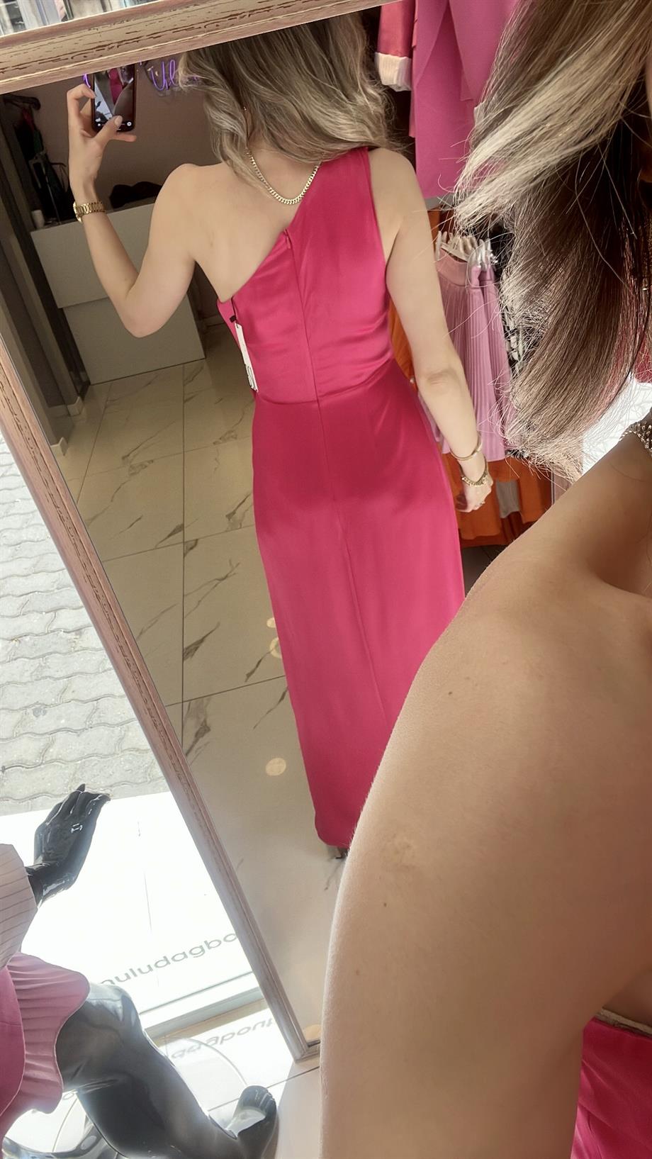 Bsl Saten Abiye Elbise