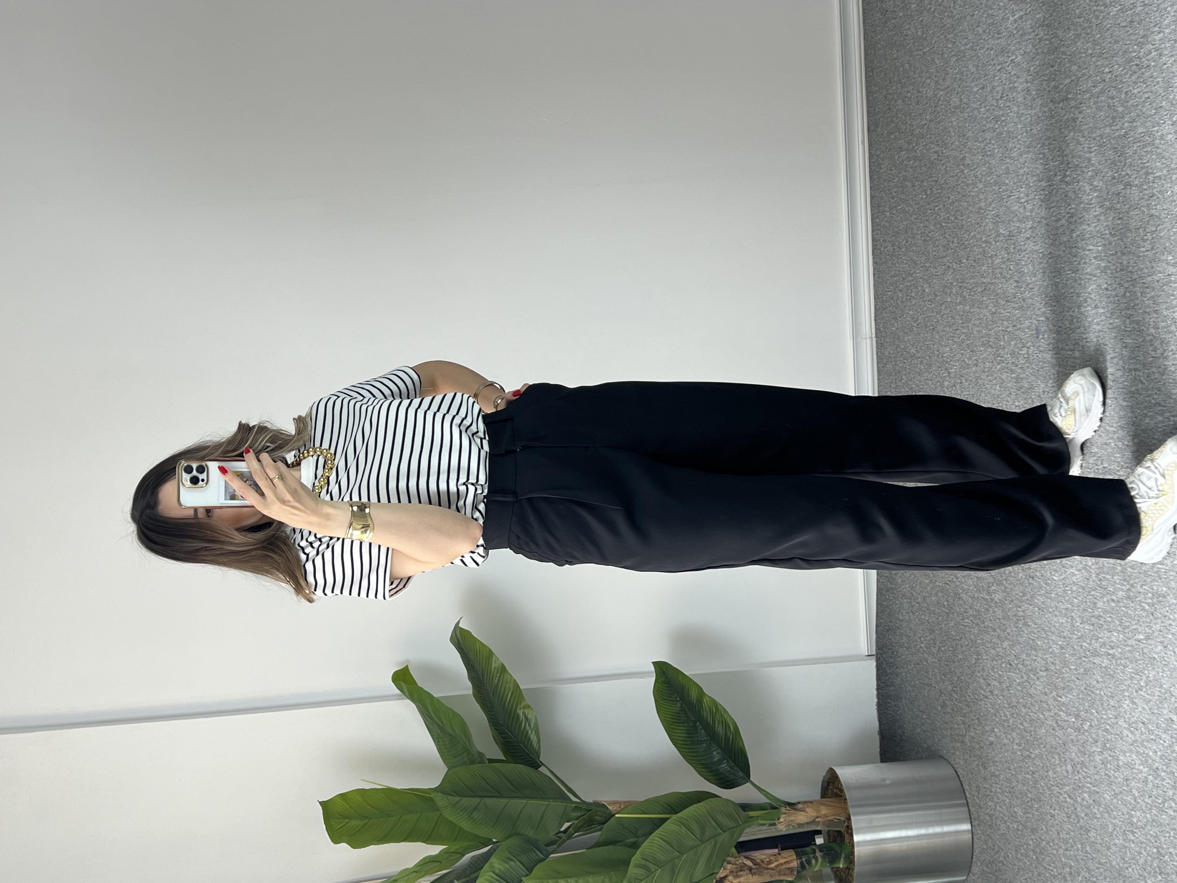 Çizgili Basic Tshırt