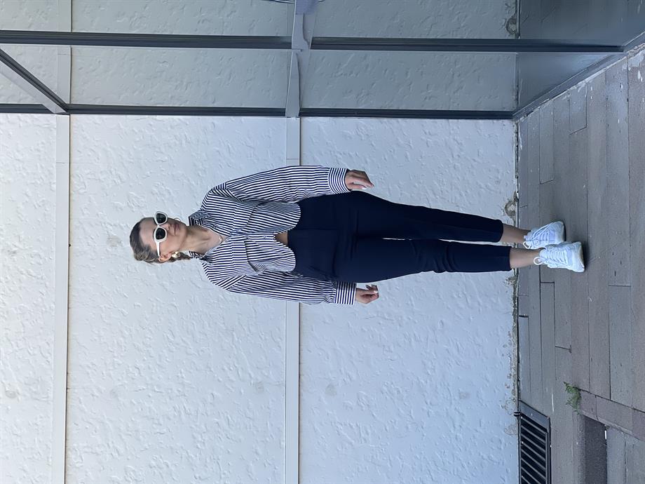 Çizgili Crop Gömlek