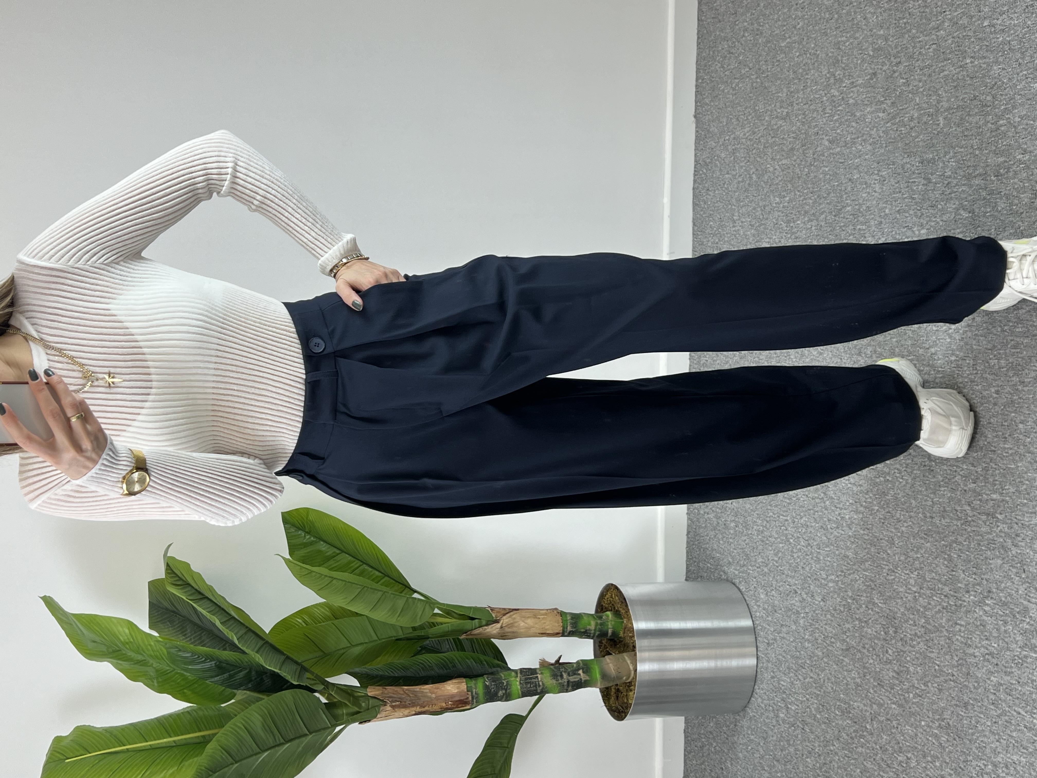 Dilvin Beyaz File Bluz