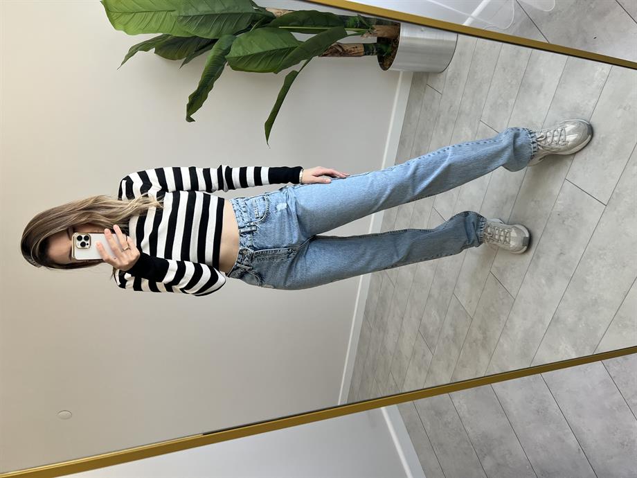 Dilvin Kar Yıkama Straight Jean