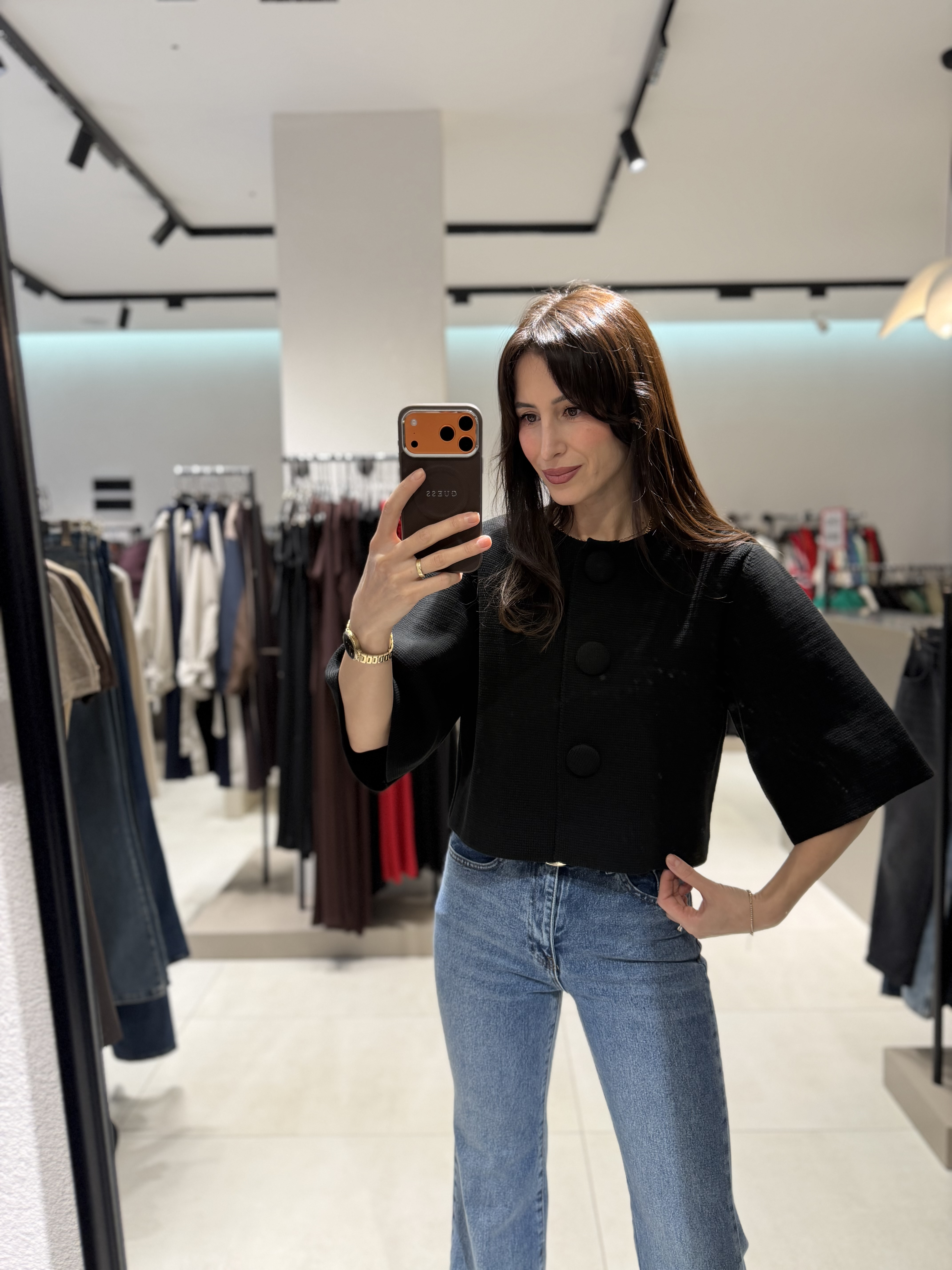 DİLVİN KISA KOLLU ÇELİK TRİKO HIRKA SİYAH