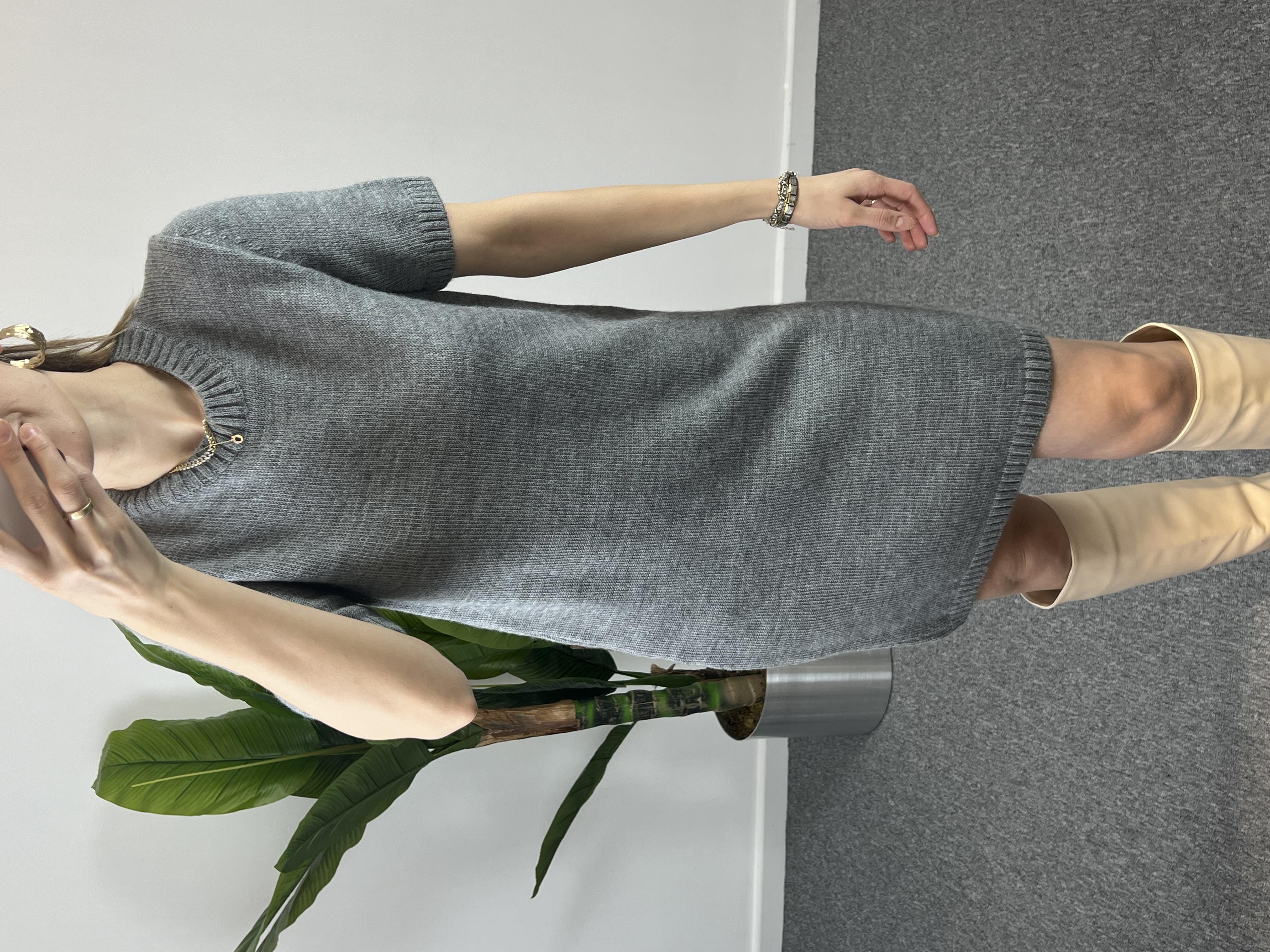 Dilvin Kısa Kollu Triko Elbise