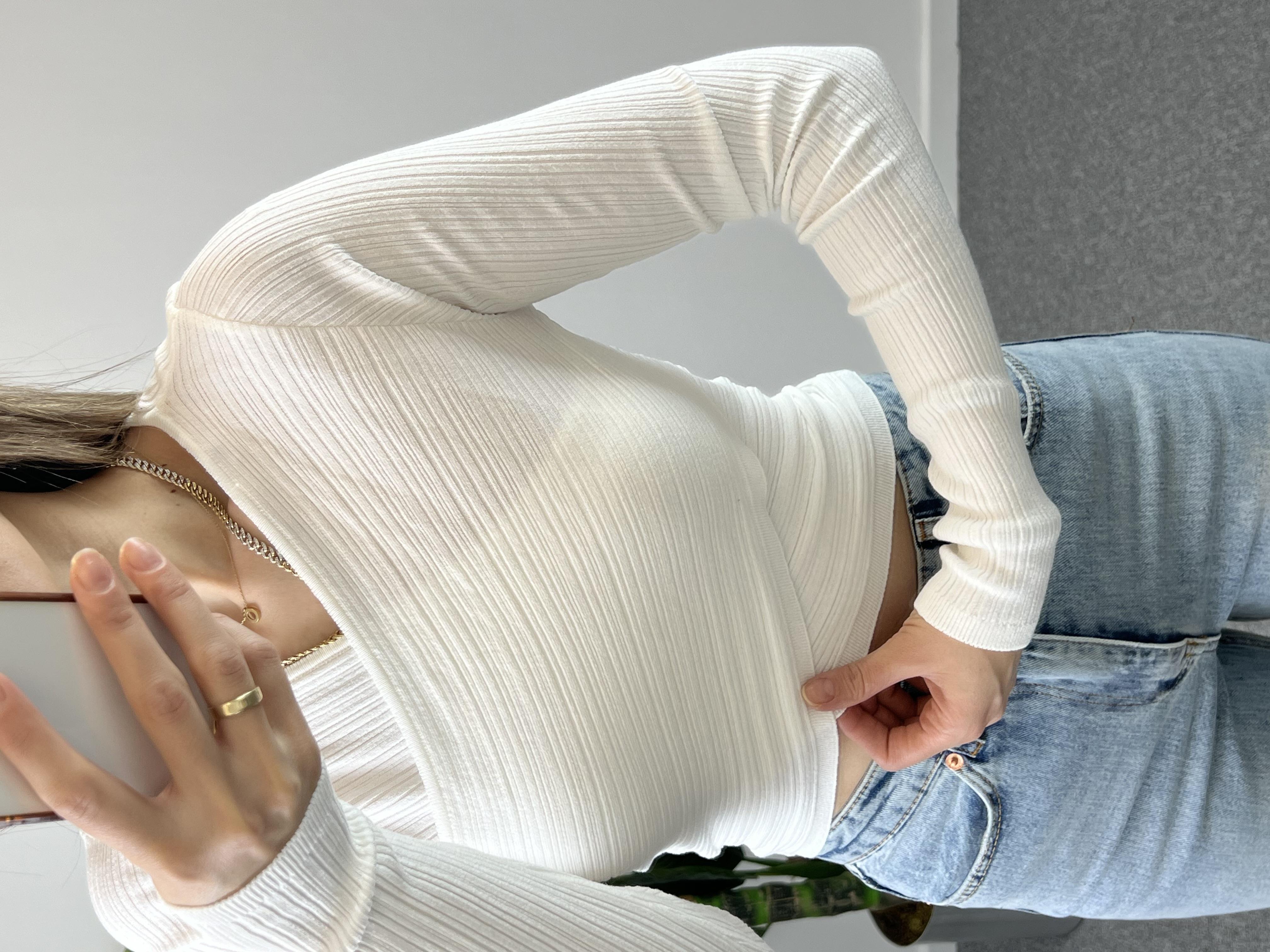 Dilvin Önü Çapraz Bluz