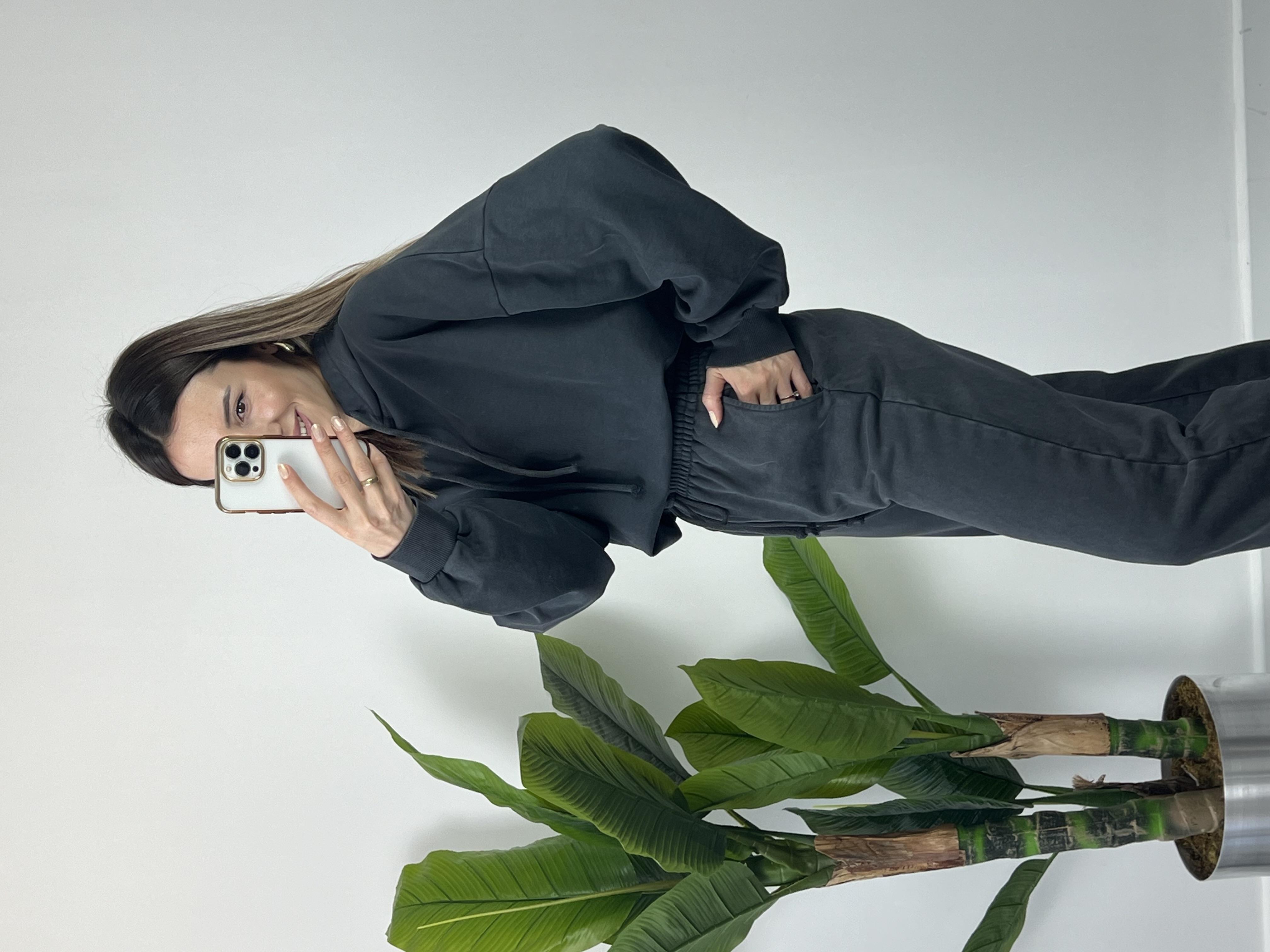 Dilvin Premium Kapüşonlu Eşofman Takımı