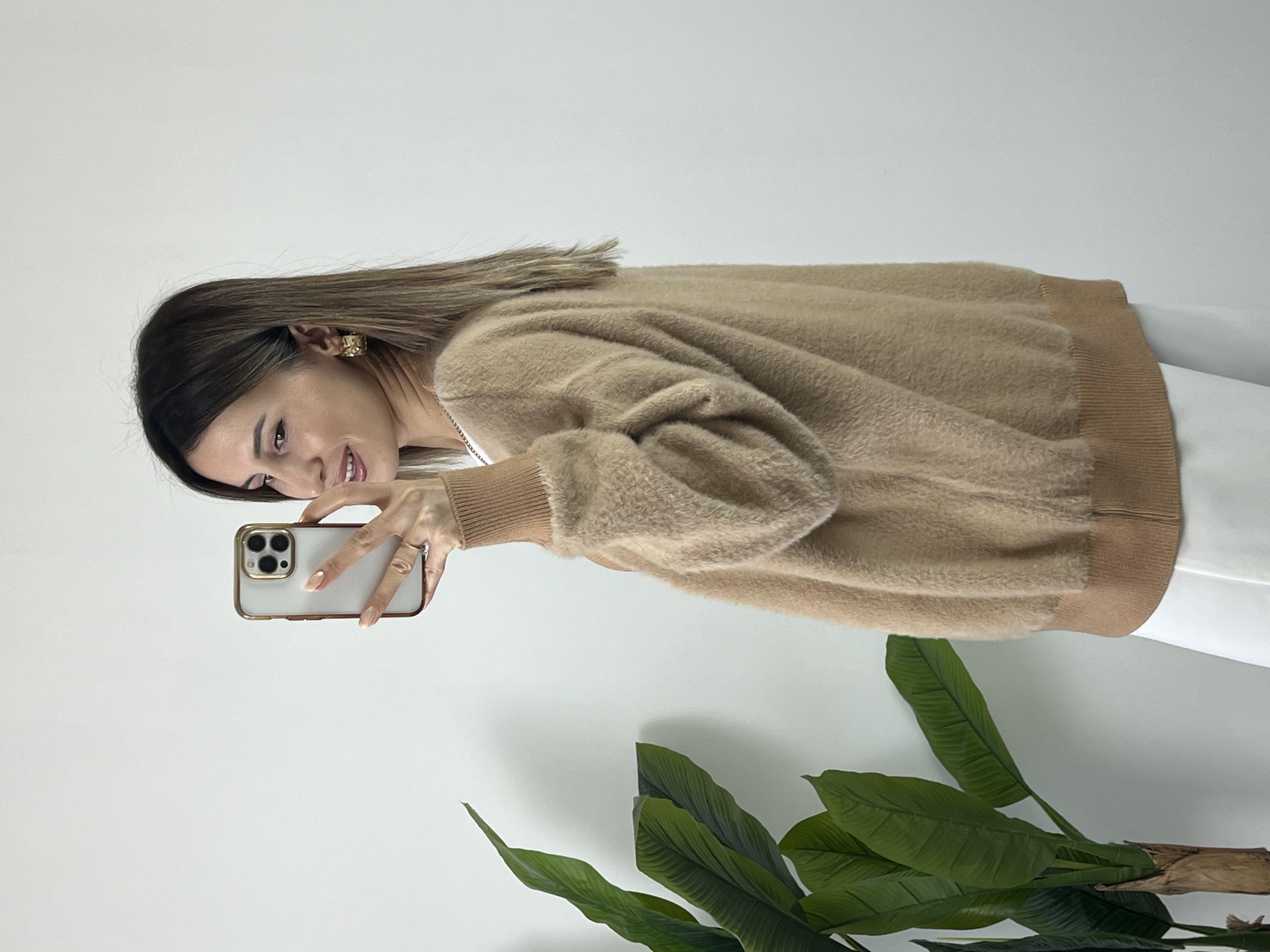 Dilvin yumoş vizon hırka