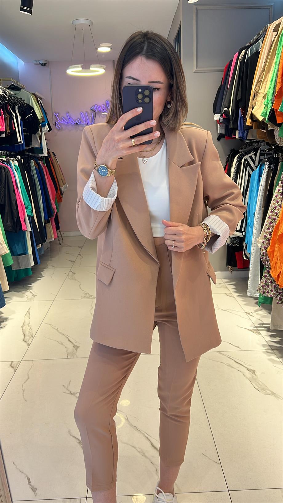 Fsp Camel Kumaş Takım