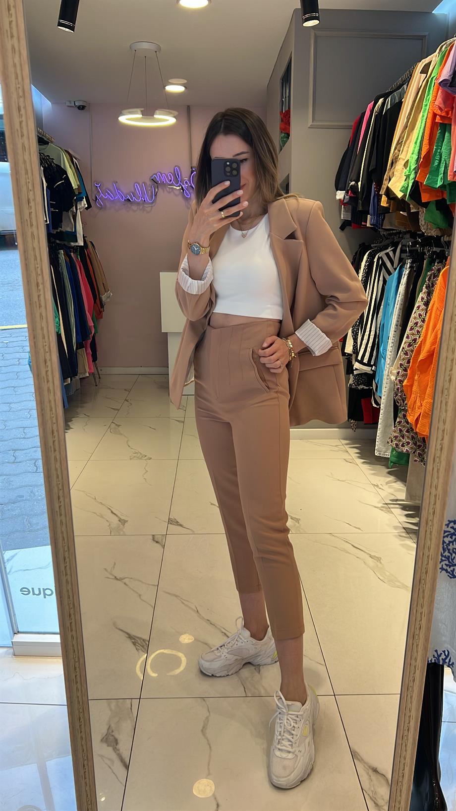 Fsp Camel Kumaş Takım