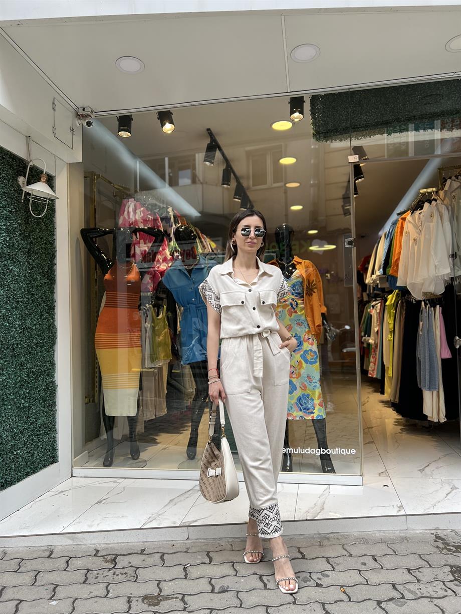 Fsp Keten İşlemeleli Tulum