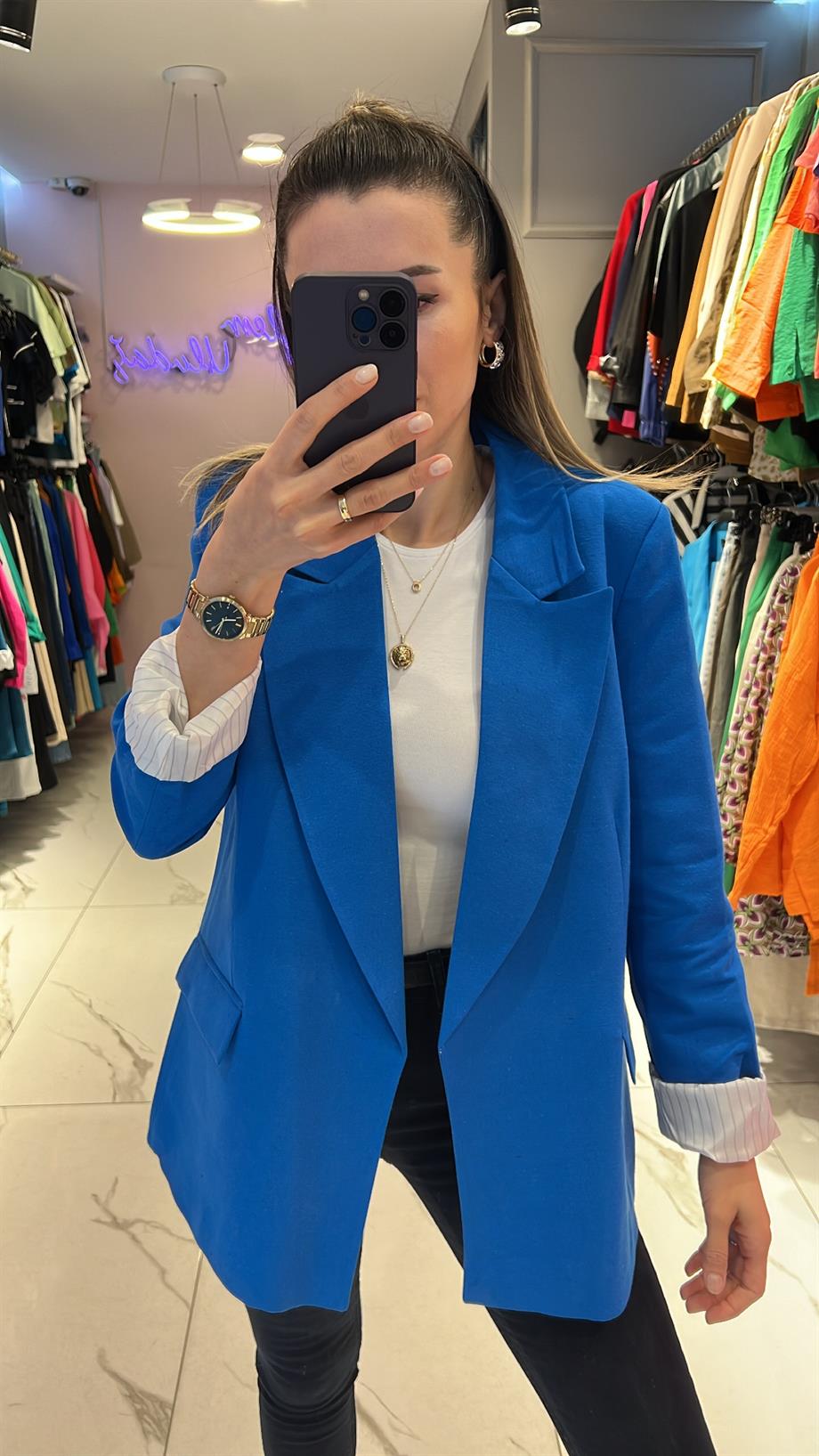 Fsp Saks Keten Owersize Ceket