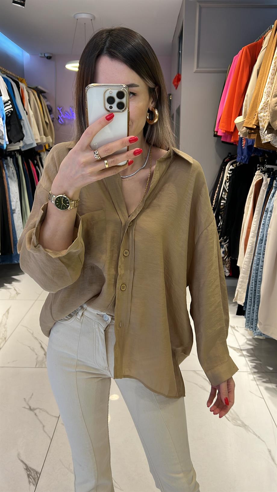 Fsp Tensel Owersize Gömlek