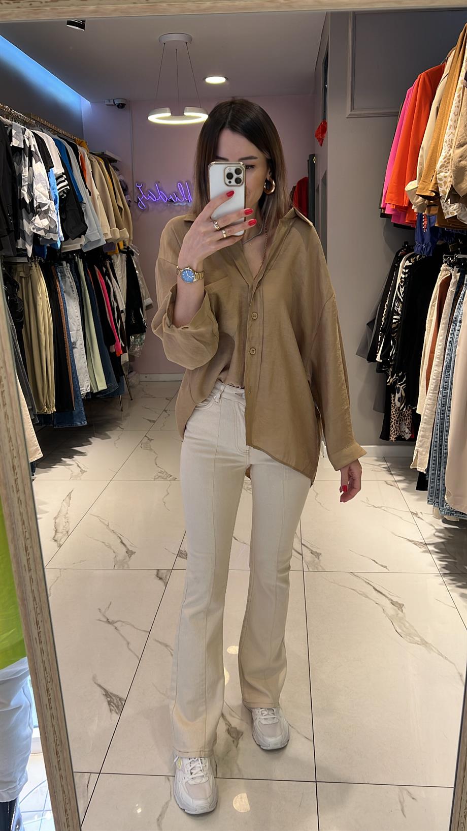 Fsp Tensel Owersize Gömlek