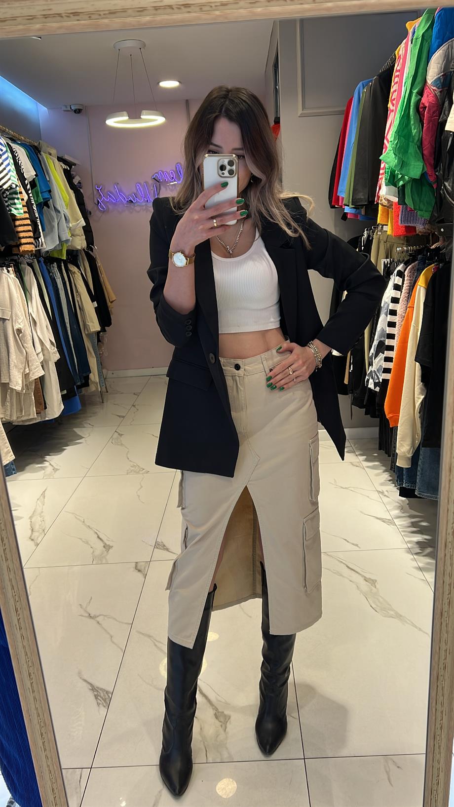 Hyl Siyah Blazer Ceekt