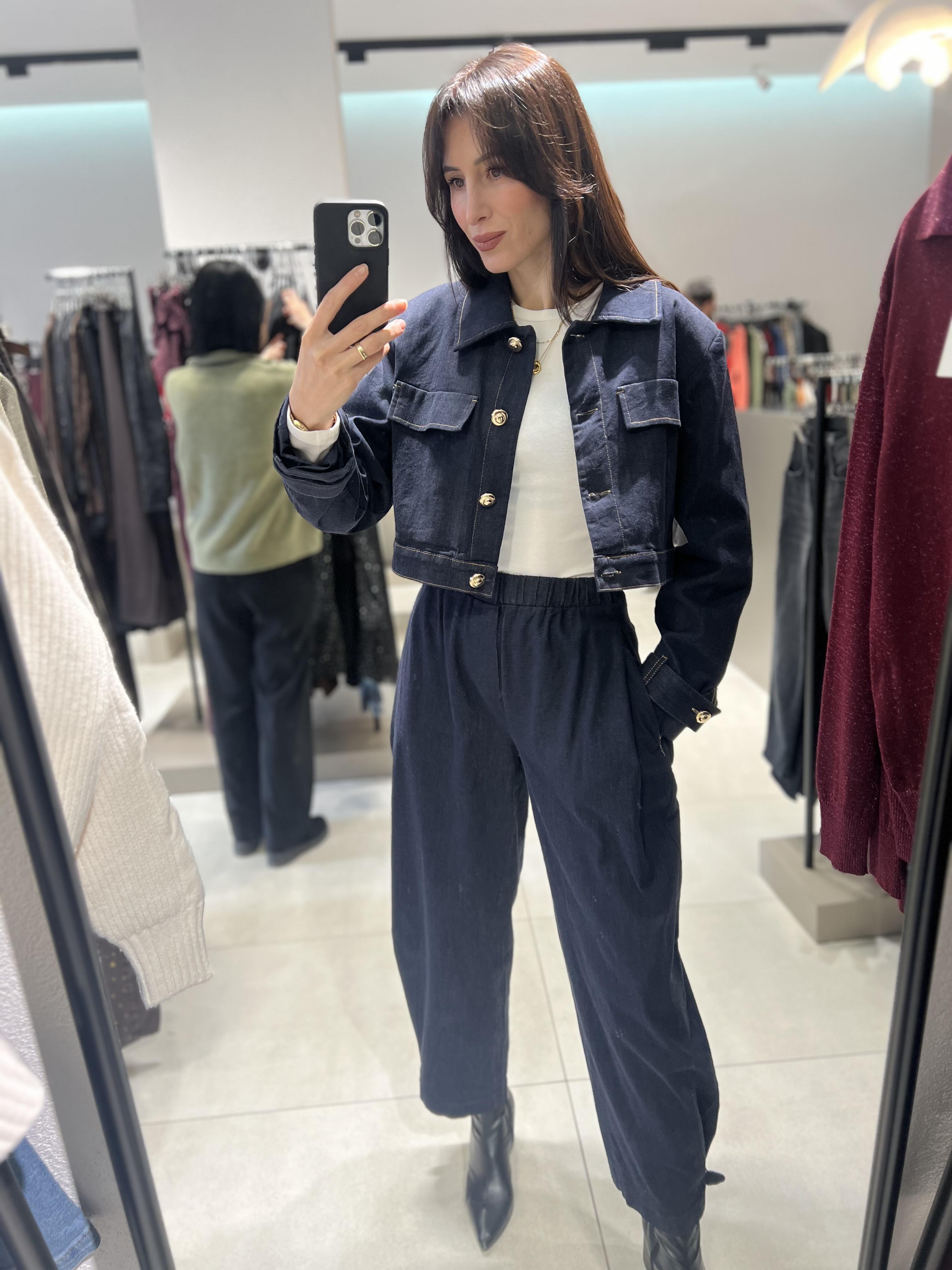 İkili Kot Takım Lacivert