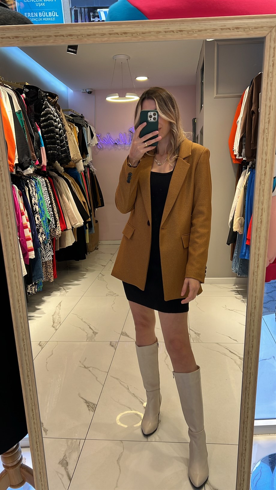 Kahve Blazer Ceket