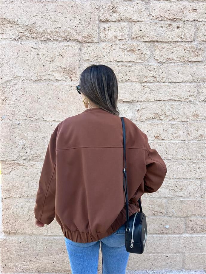 Kahve Bomber Ceket
