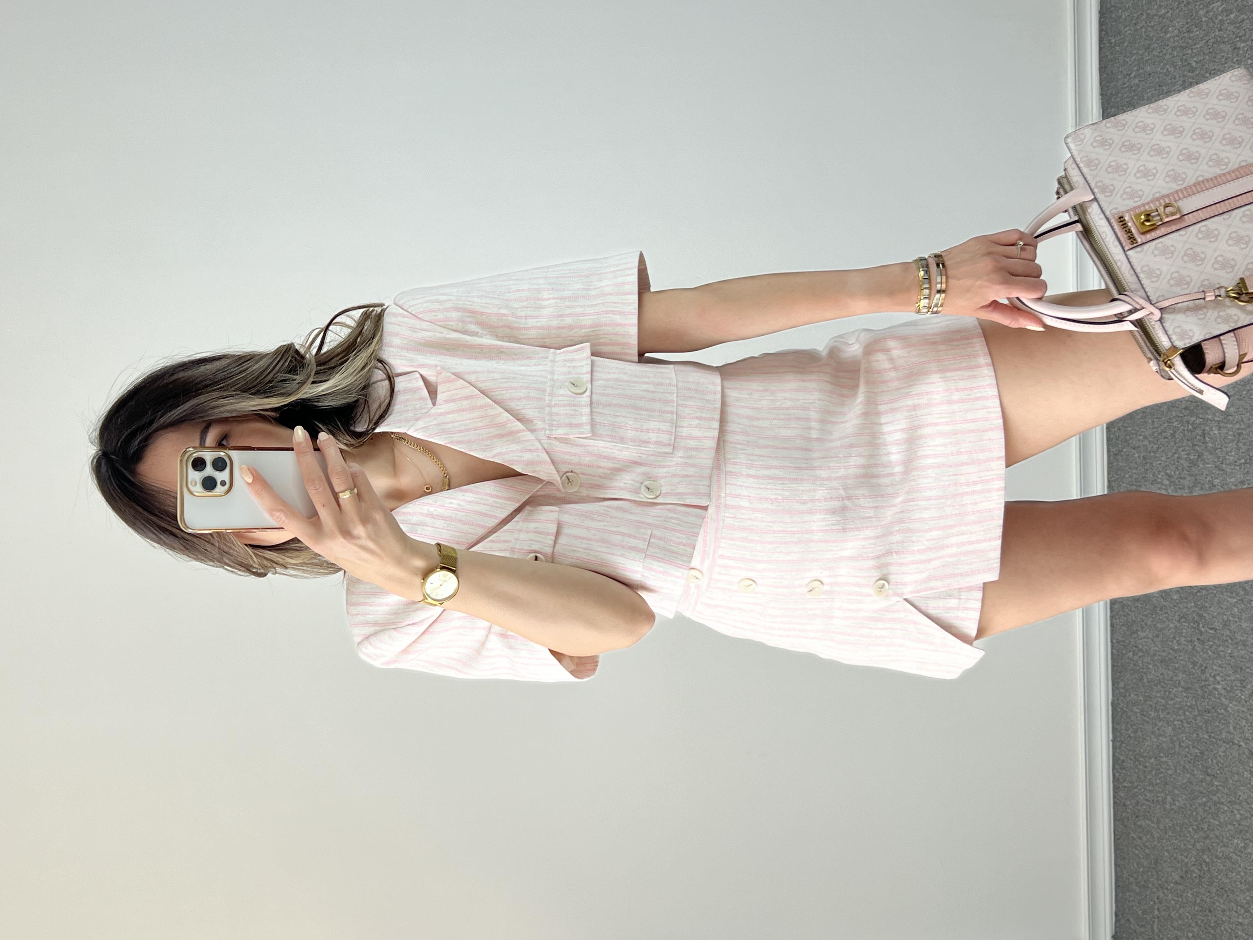 Keten Şort-Etek Takım 