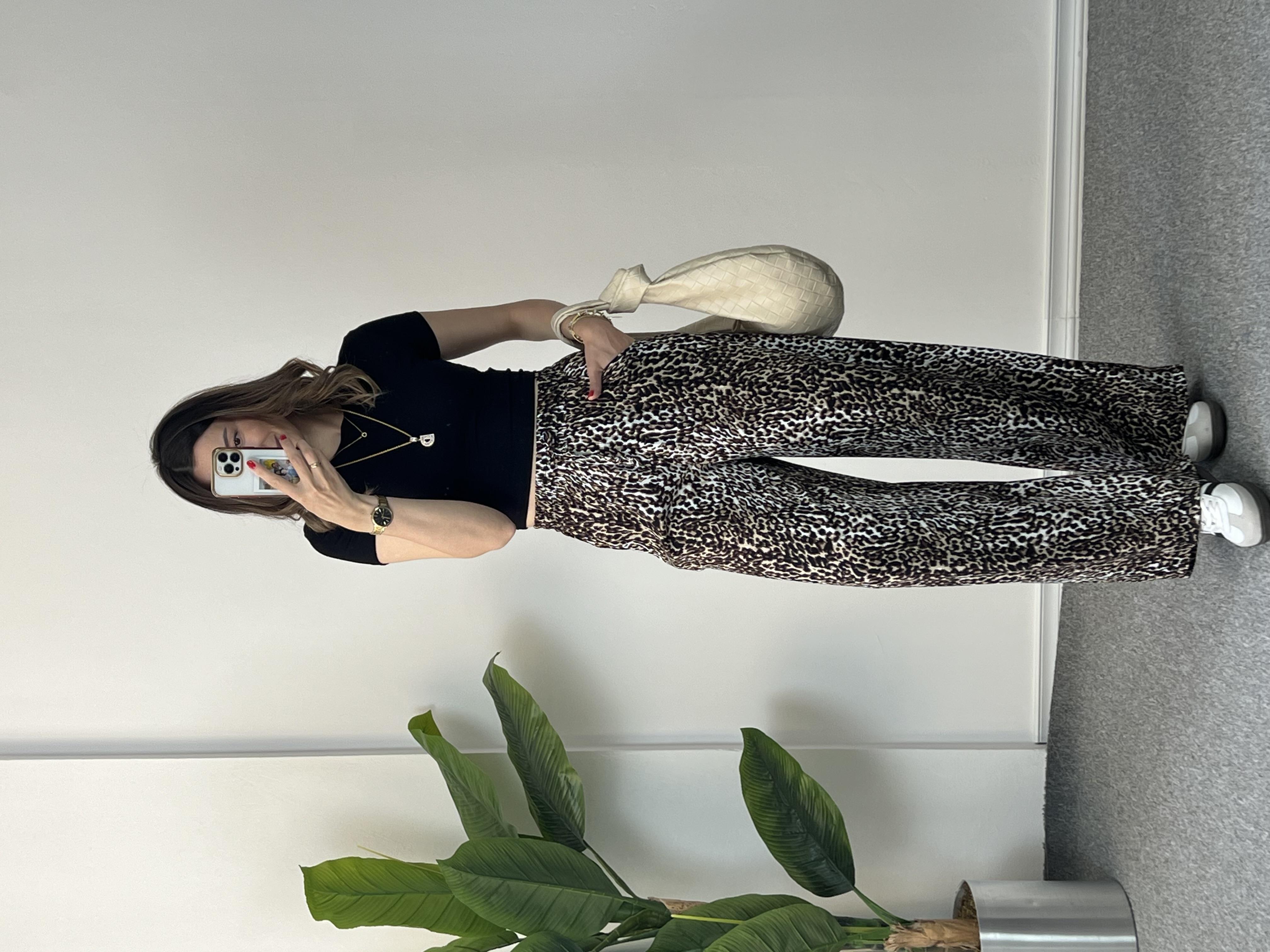 Leoapar Beli Lastikli Palazzo 