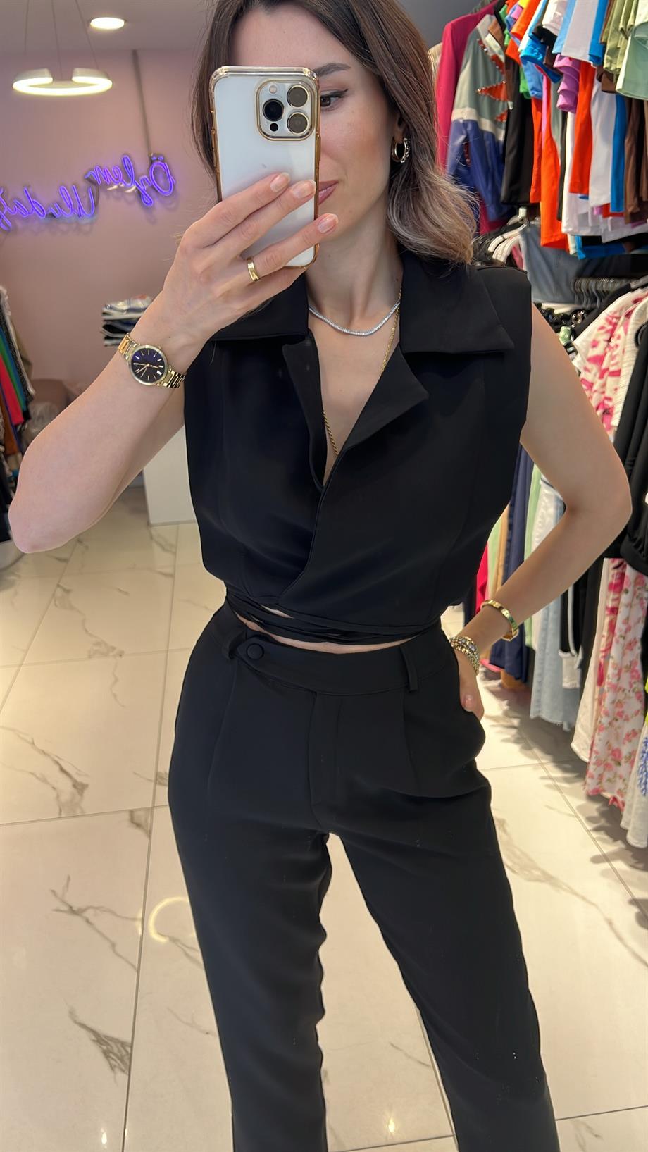 Mcx Siyah Yelekli Takım 