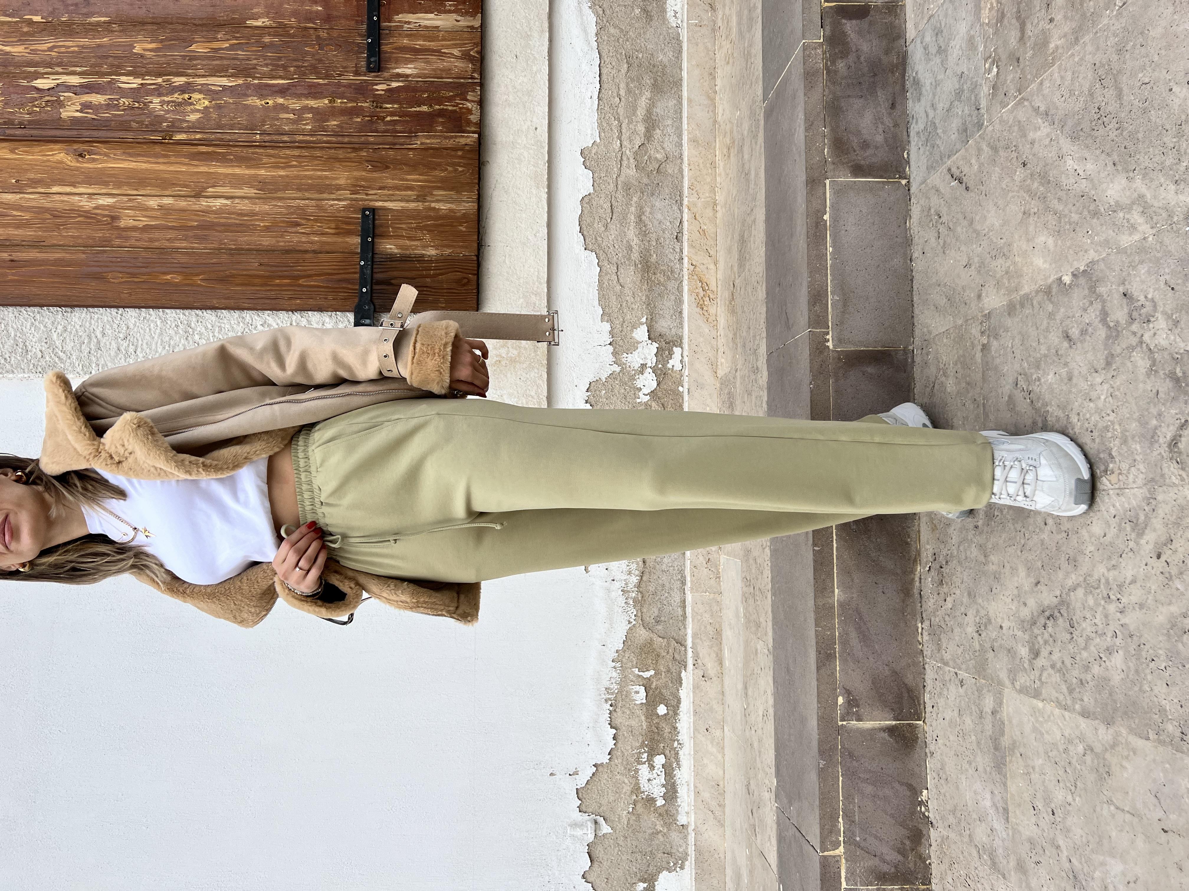 Modal Kumaş Bol Paça Eşofman Altı