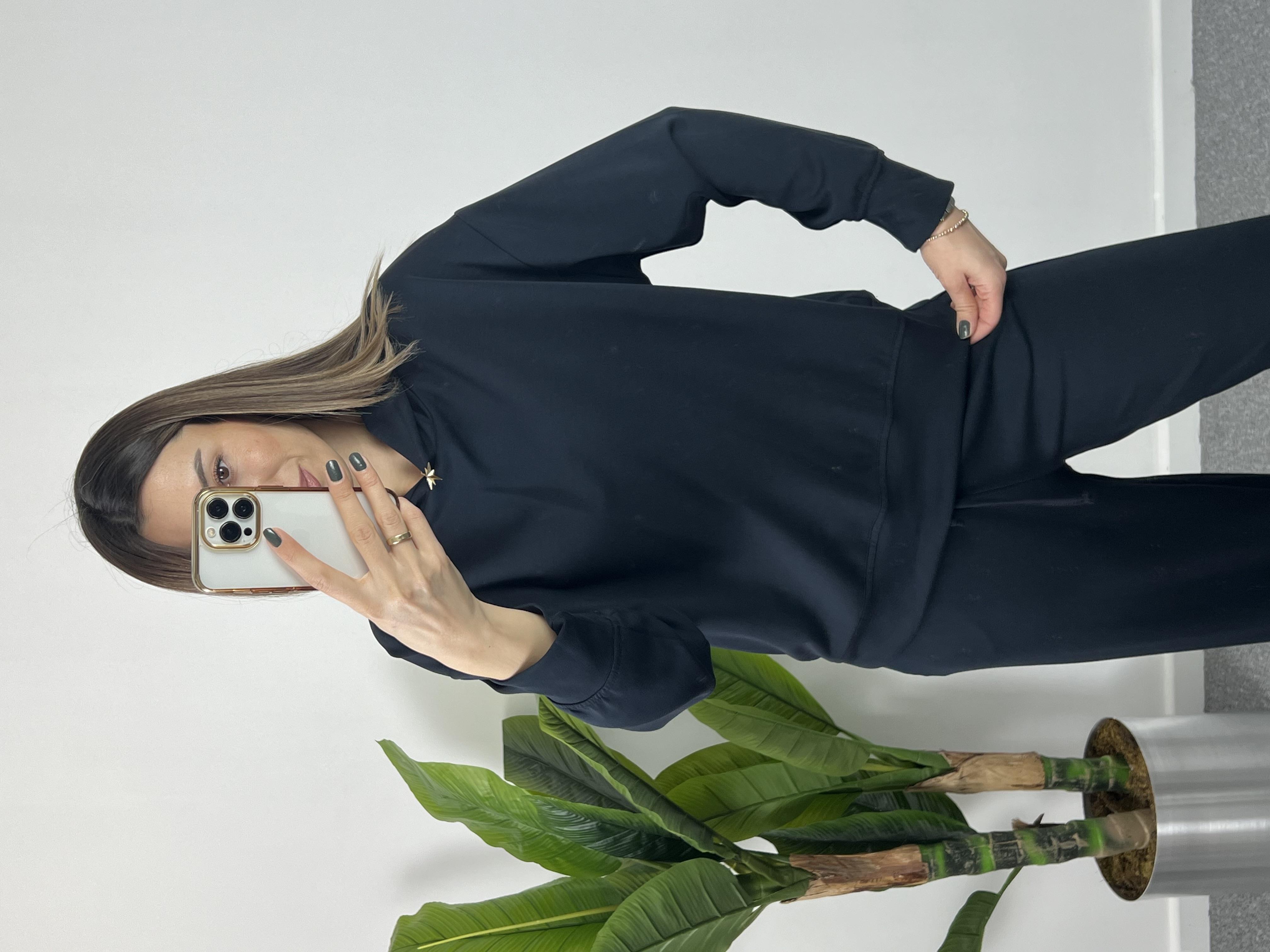 Modal Kumaş Kapüşonlu Takım