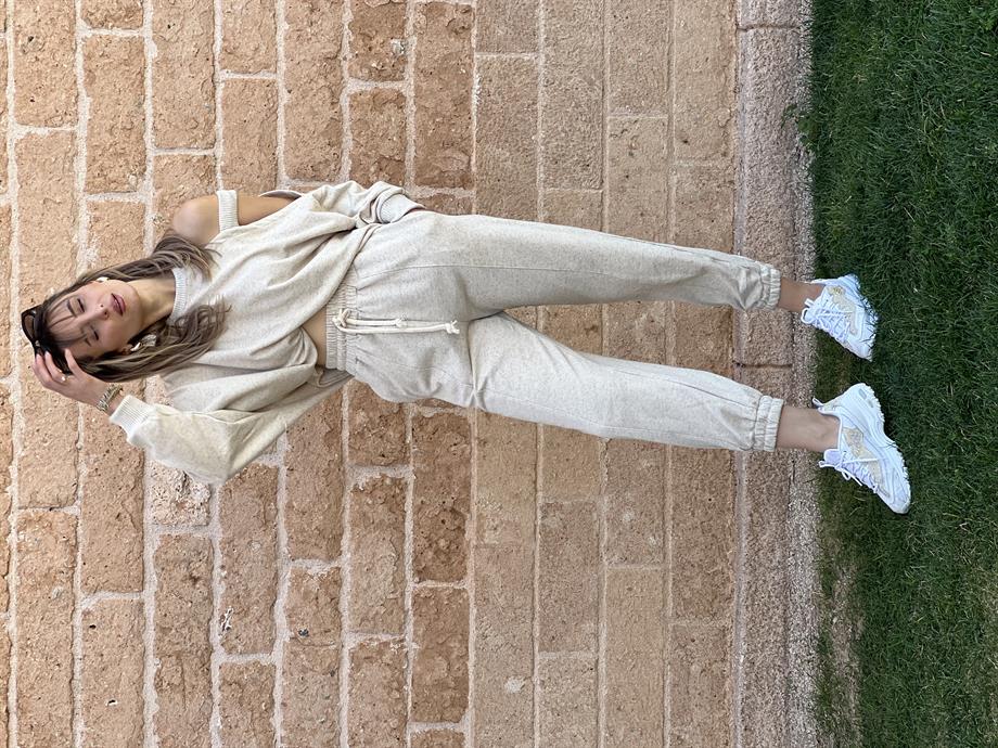 Omuz Detay Bambu Eşofman Takımı