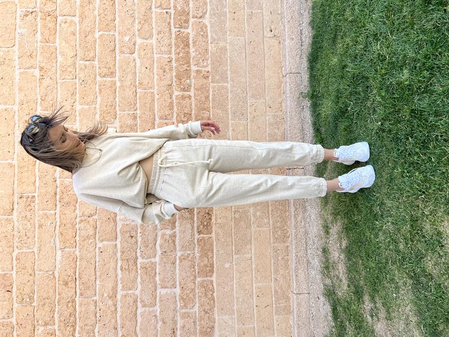 Omuz Detay Bambu Eşofman Takımı