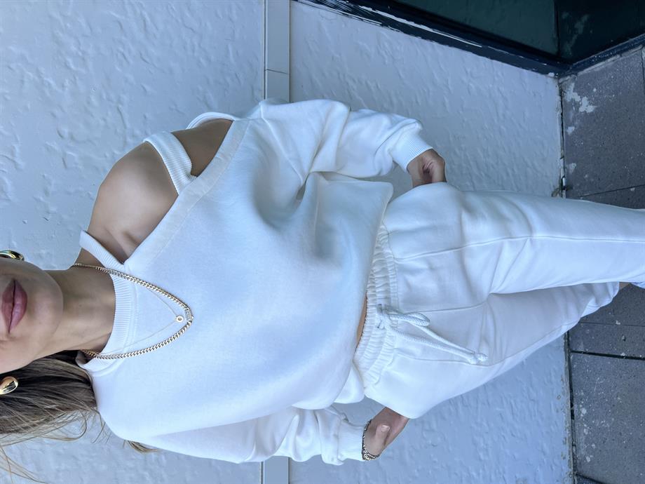 Omuz Detaylı Eşofman Takımı