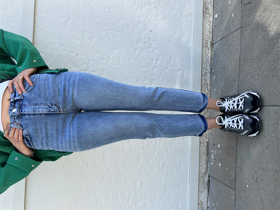 Orj Marka Paça Detay Yüksek Bel Jean