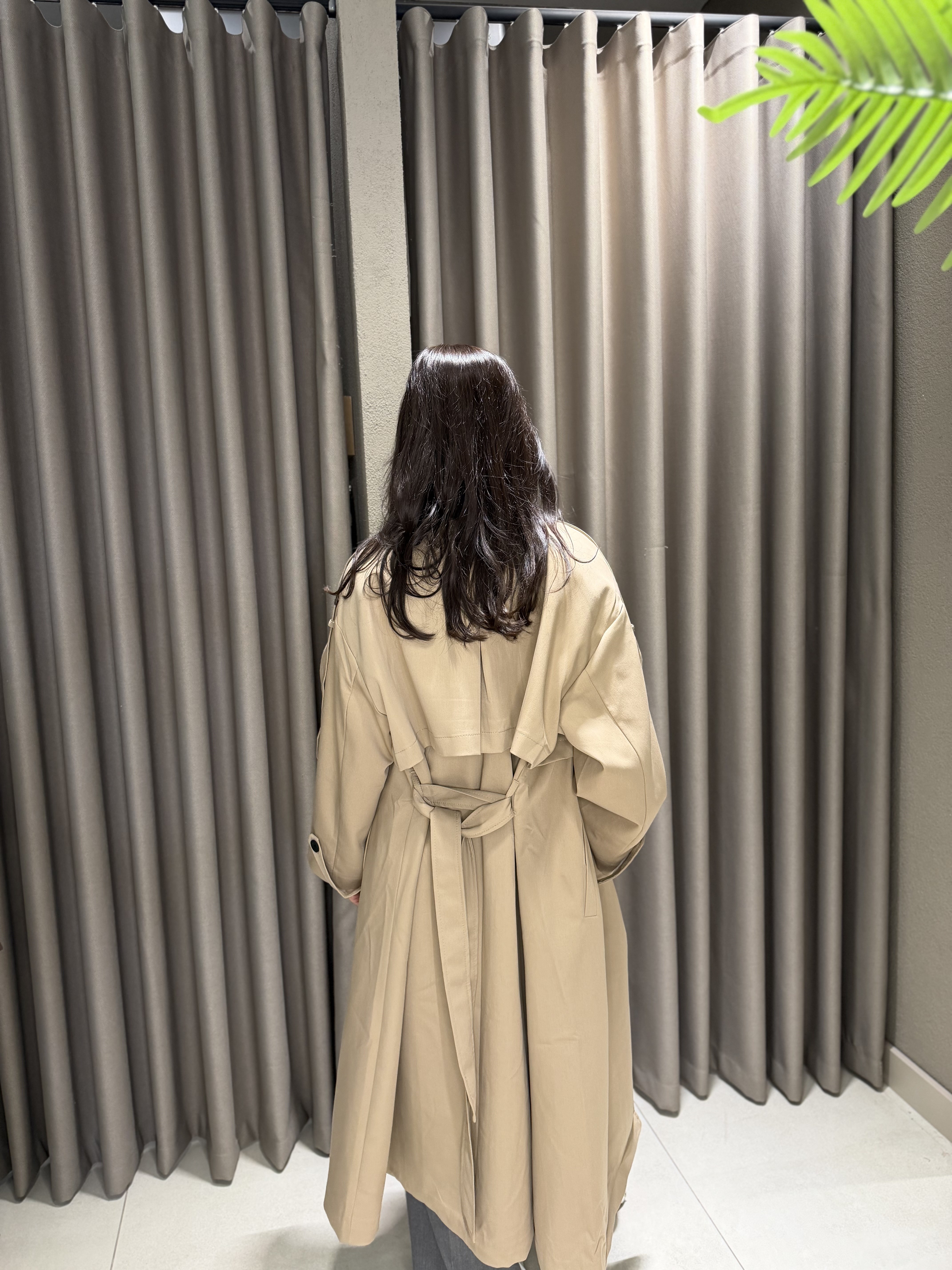 PREMİUM OWERSİZE TRENÇKOT KREM