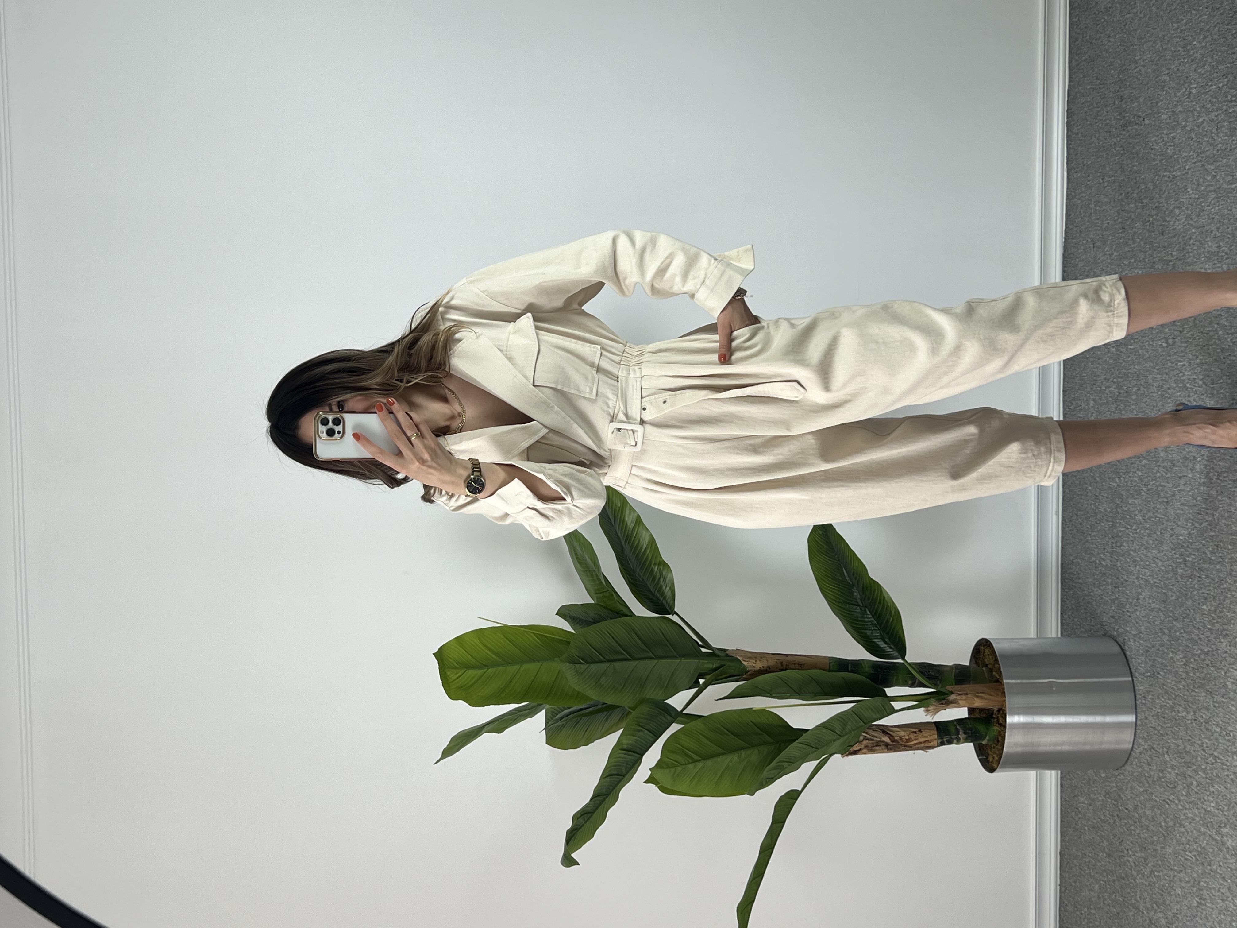 Şalvar Model Krem Tulum