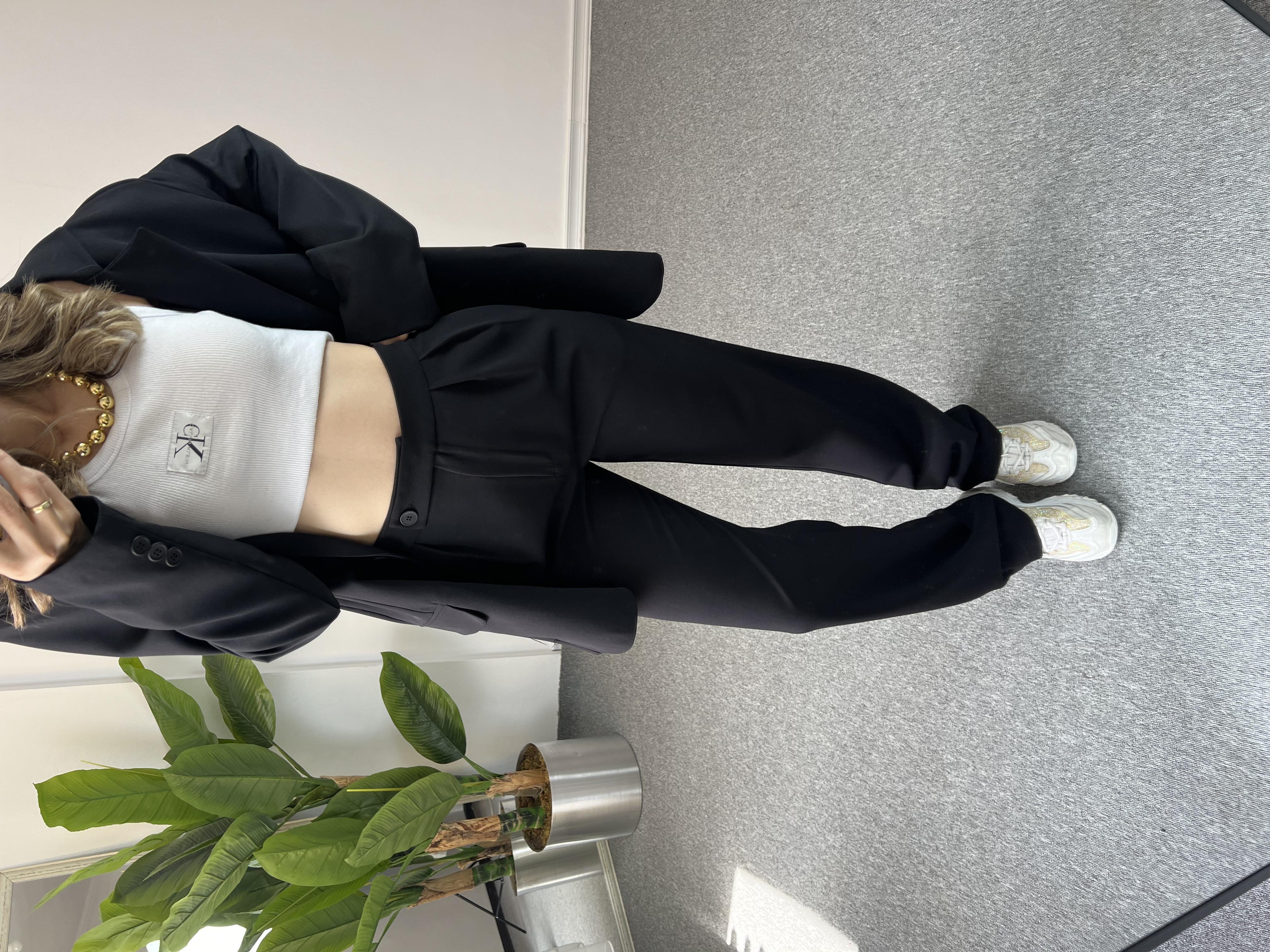 Siyah Owersize Zr Model Takım