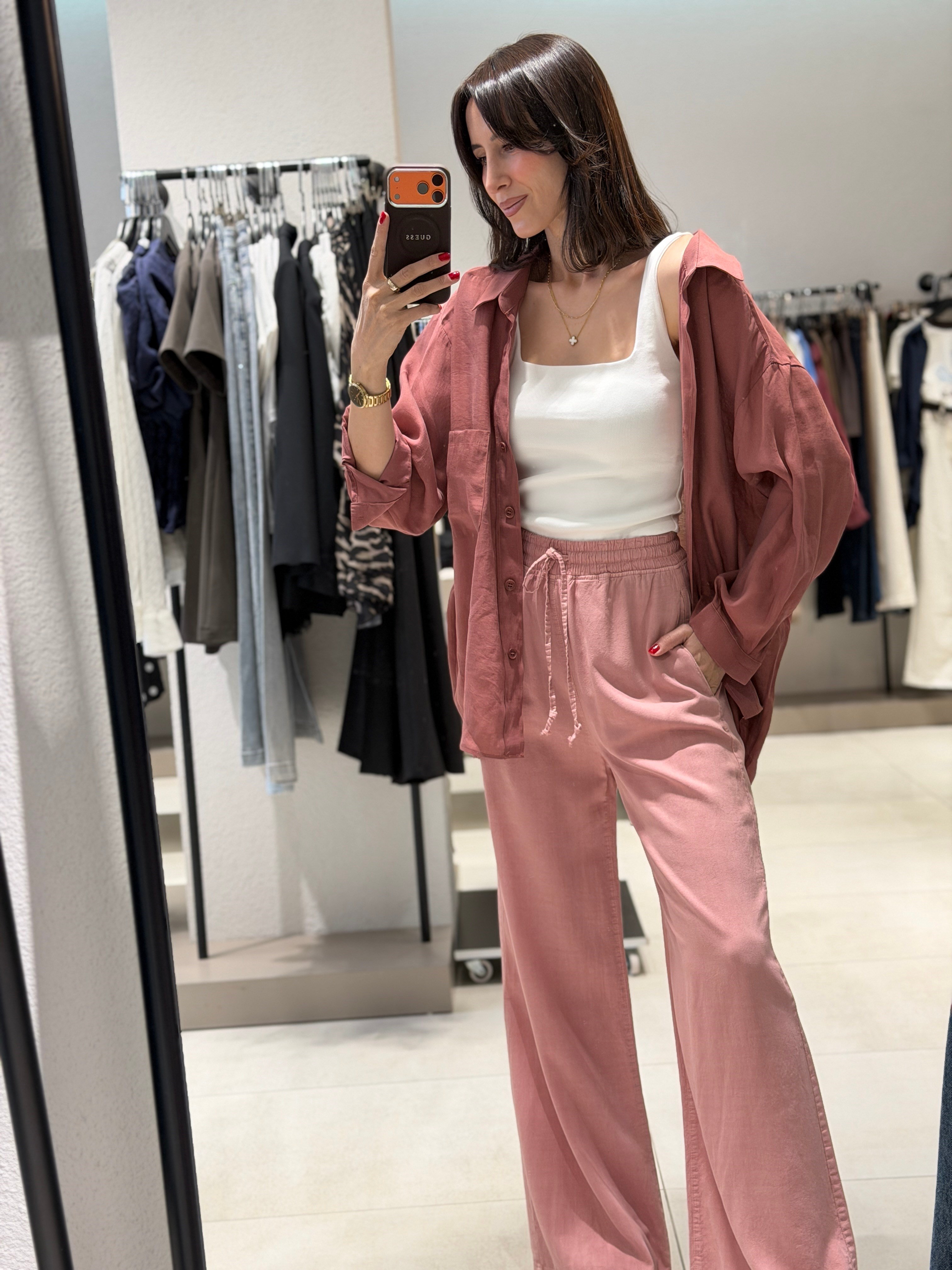 Tensel Pantolon PEMBE