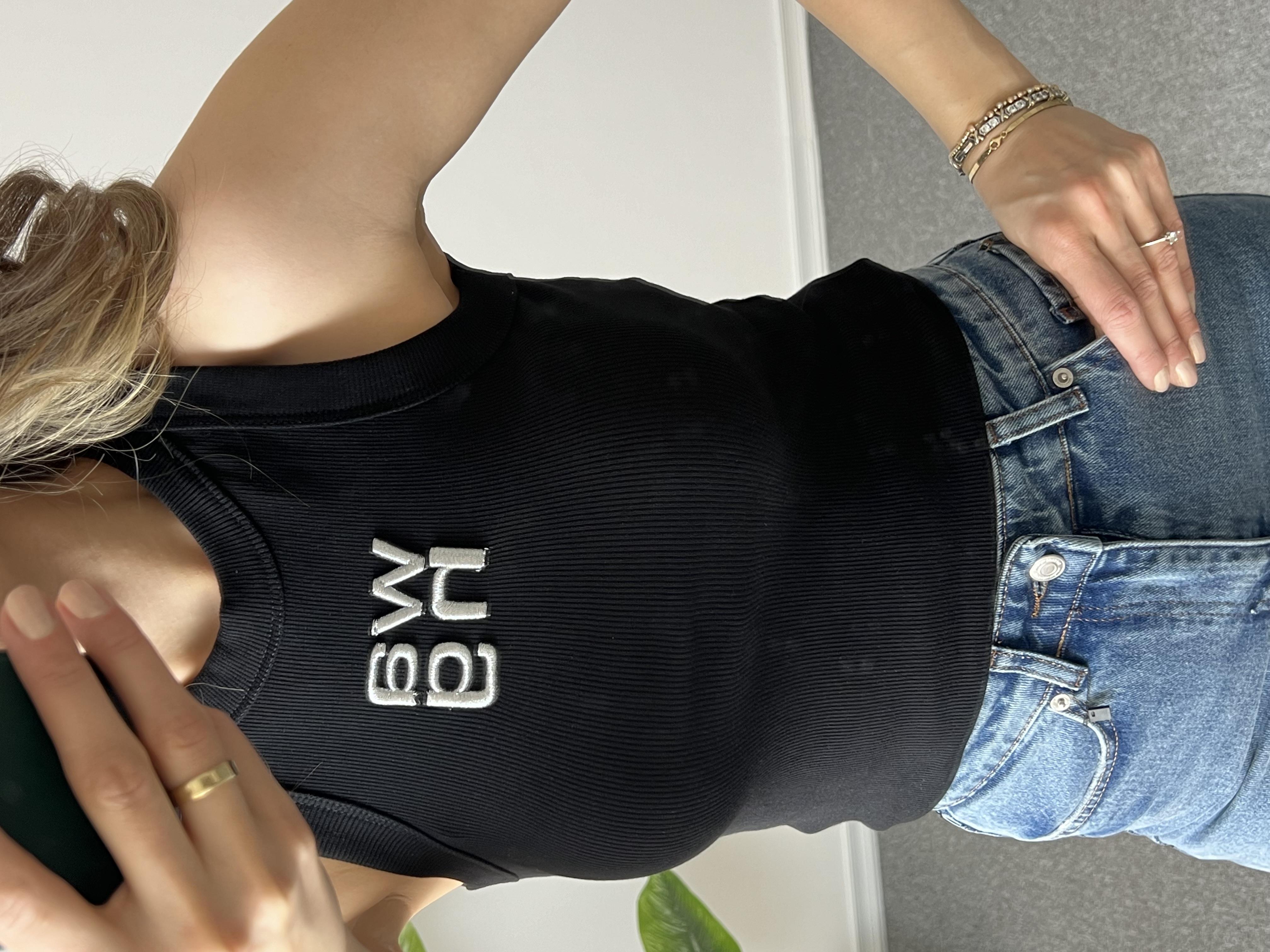 Wang Nakış Detay Siyah Atlet