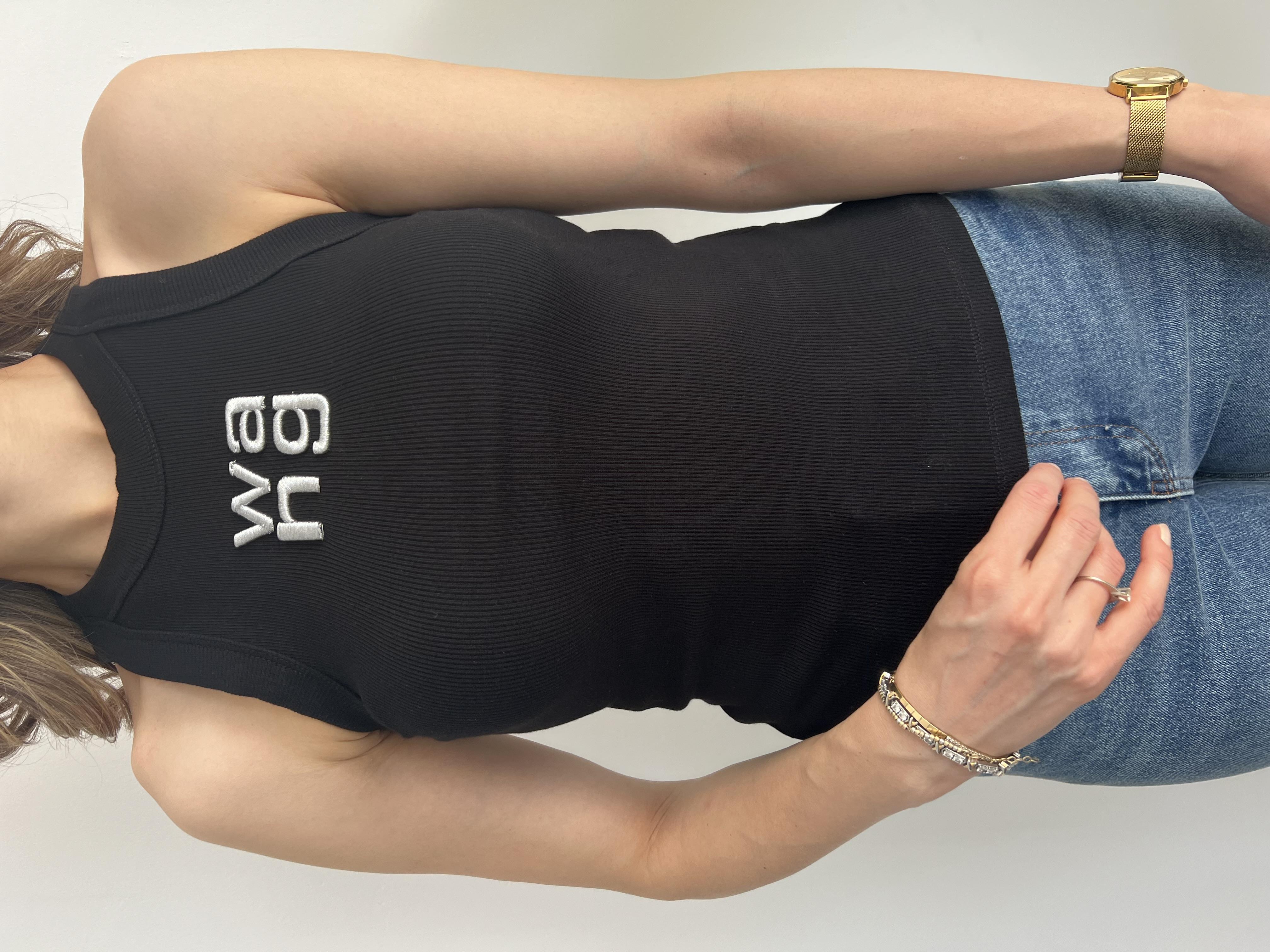 Wang Nakış Detay Siyah Atlet