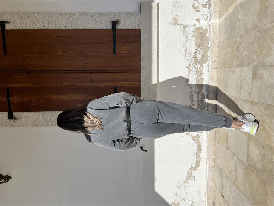 Yıkamalı Eşofman Takımı 