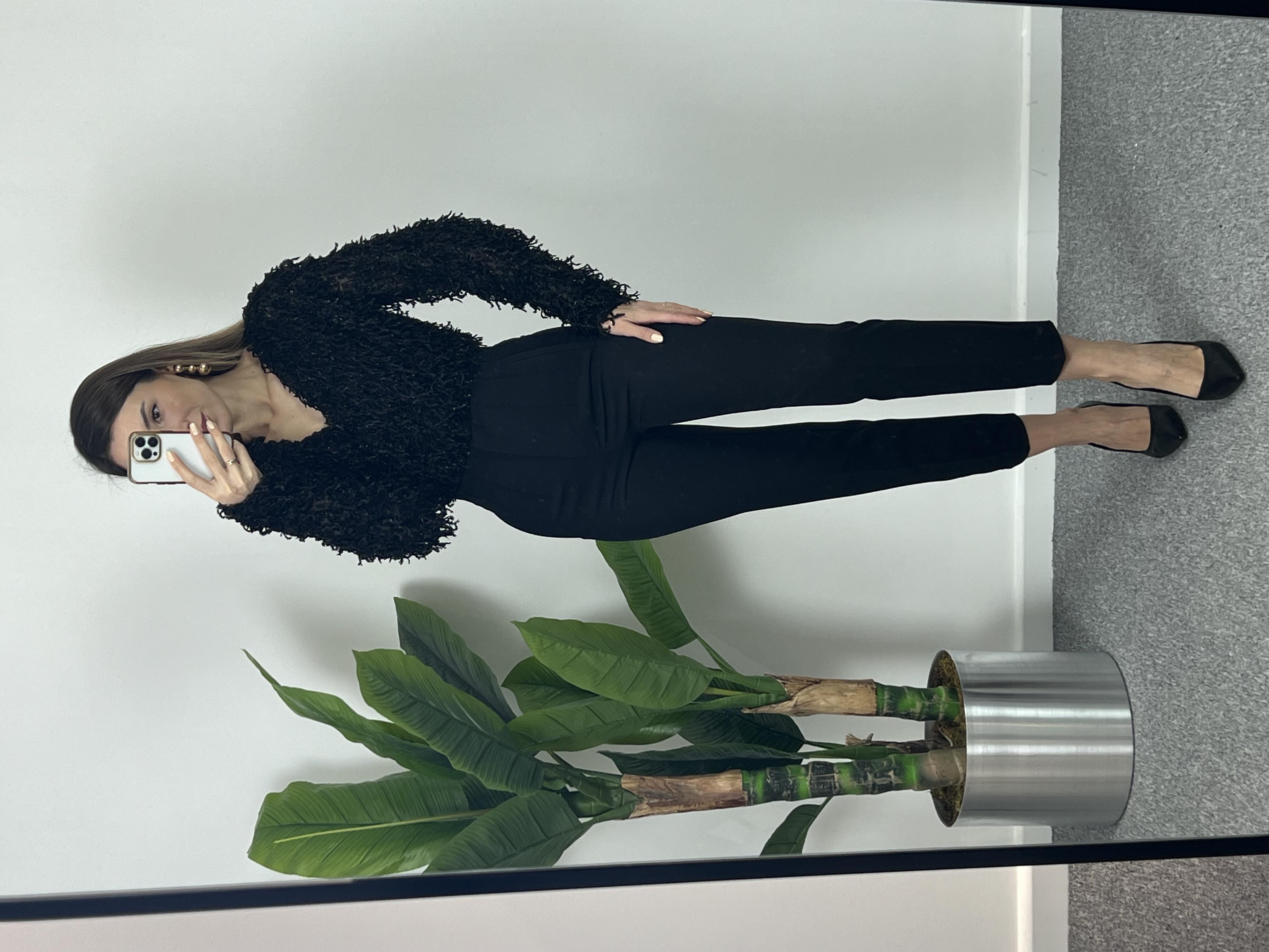 ZR Model Siyah Kumaş Pantolon