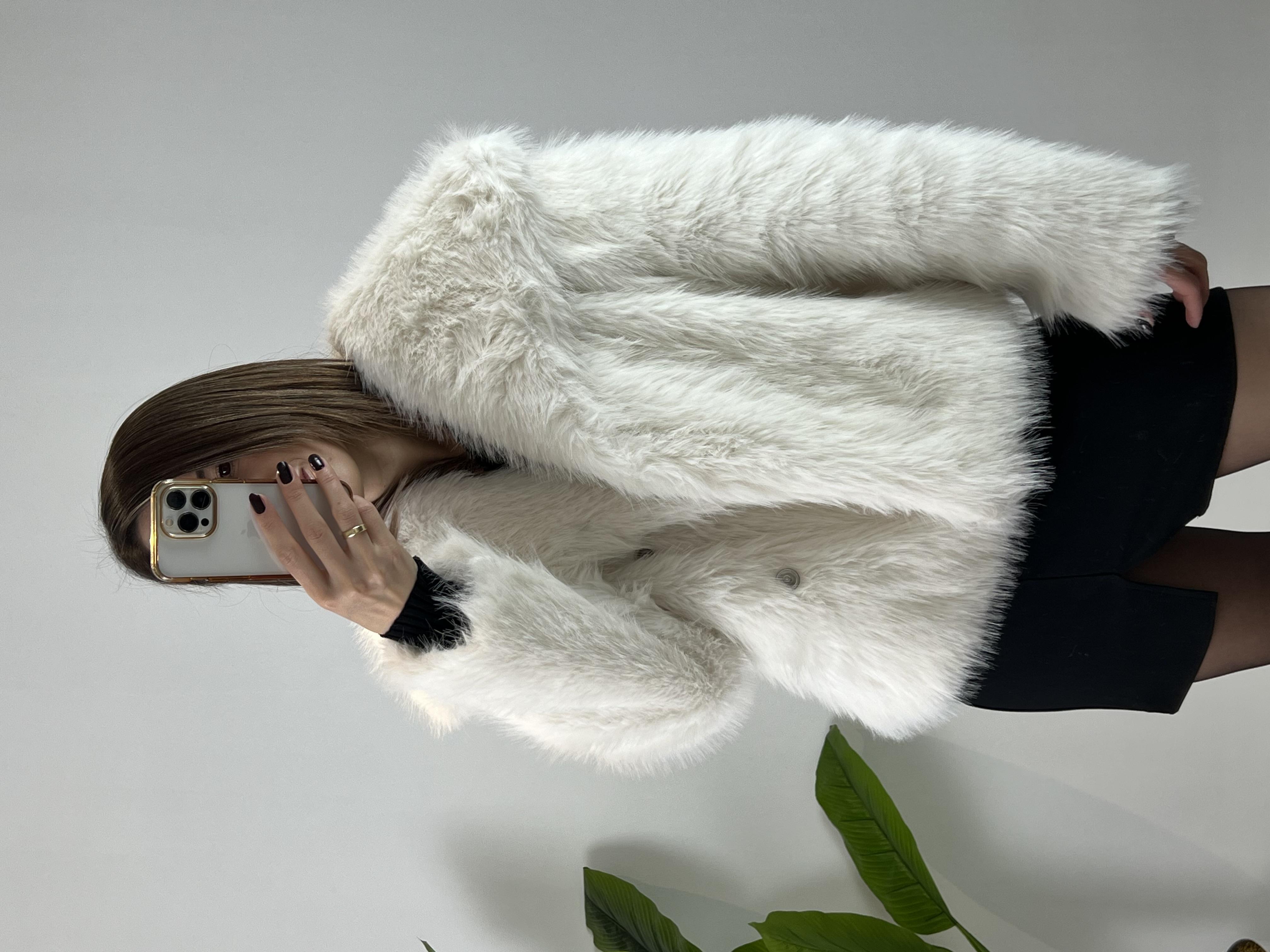 Zr Muadili Ekru Premium Kürk