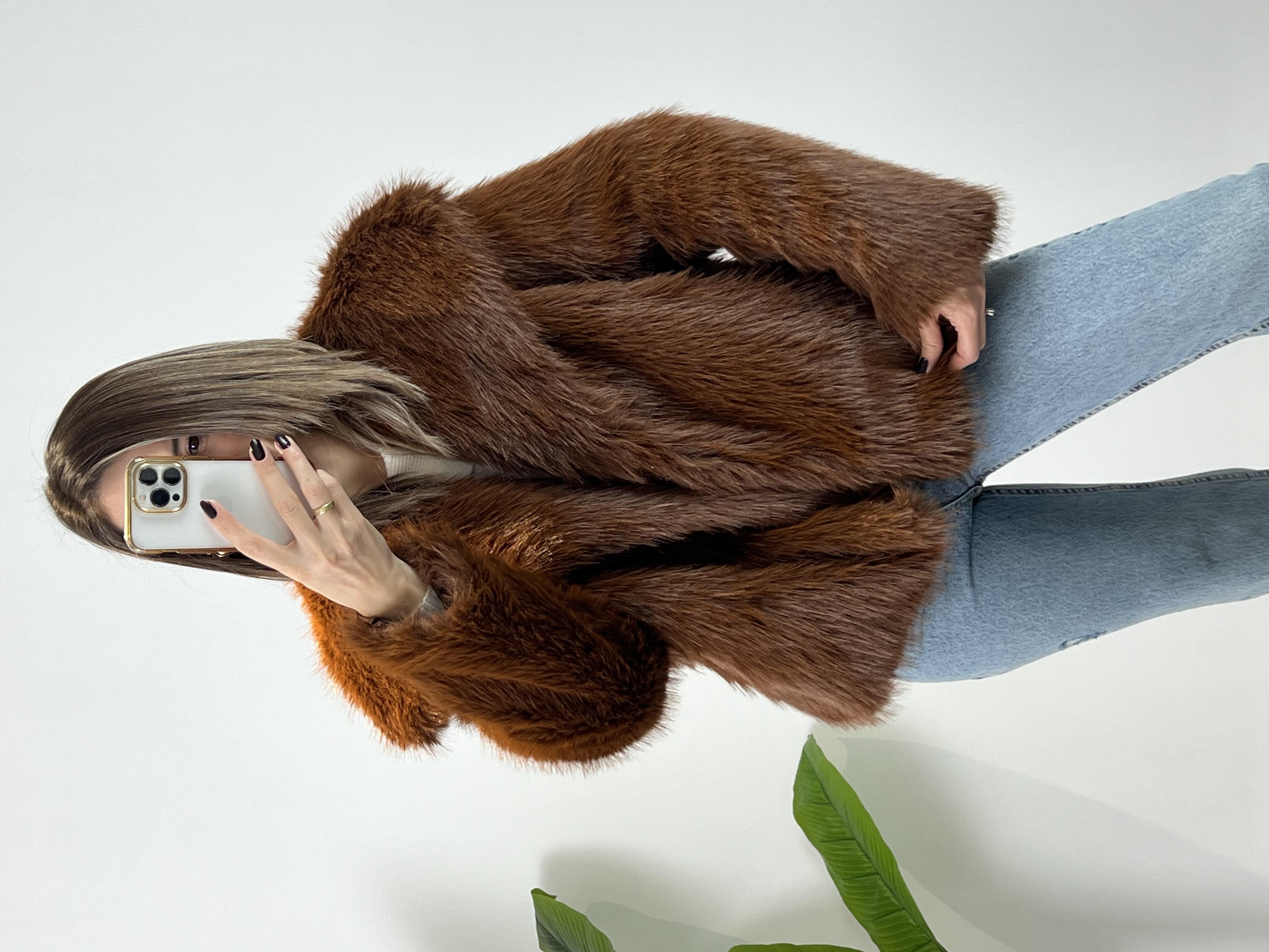 Zr Muadili Kahve Premium Kürk