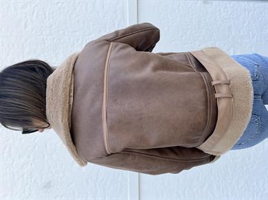 Açık Kahve Bıker Mont 