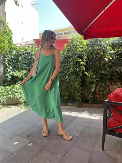 Askılı Çan Elbise 