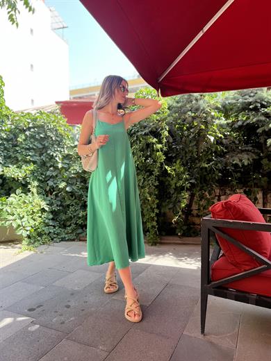 Askılı Çan Elbise 