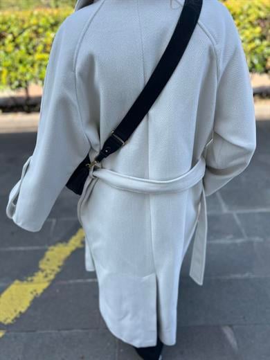 Balık Sırtı Premium Kaşe Kaban