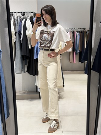 Baskılı Tshırt KAHVE