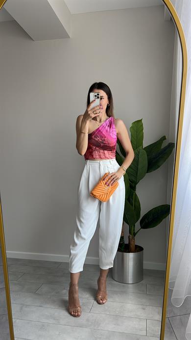 Batik Desen Tül Bluz