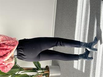 Beli Lastikli Kemerli Kumaş Pantolon