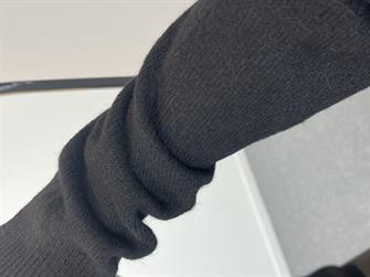 Bisiklet Yaka Siyah Kazak